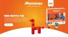 Marioinex, Mini Waffle, set de constructie, 140 piese