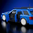 Mattel Brick Shop, Hot Wheels, Speed Series ’94 Audi Avant RS2, set de constructie, 236 elemente