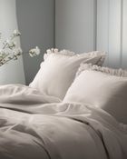 Mayamoo, set lenjerie de pat, 3 piese, bej, 160-200cm