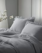 Mayamoo, set lenjerie de pat, 3 piese, gri, 160-200cm