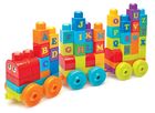 Mega Bloks, Trenul ABC, set de constructie, 60 piese