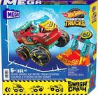MEGA Hot Wheels, Monster Trucks Demo Derby Extreme Trick Course, set de constructie, 151 piese