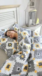 MimiNu, Loft, set lenjerie de pat single, 140-200 + 70-80 cm