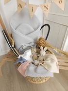 MimiNu, scutece din muselina, gri, 30-30 cm, 2 buc.