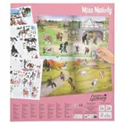 Miss Melody, set creativ cu autocolante