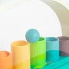 Orga curcubeu cu mingiute, jucarie interactiva