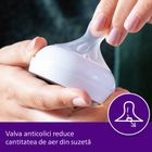 Philips Avent, Natural, Response, biberon, 260 ml, albastru, SCY903/21