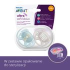 Philips Avent, Ultra Soft, Boy, suzeta, 6-18 luni, 2 buc., SCF223/01