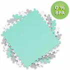 Ricokids, Covoras din spuma tip, puzzle, 180-180 cm, 9 buc.