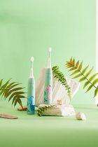 Seysso, Kids, Dinosaur, periuta de dinti sonica pentru copii, Coral, 0-3 ani