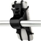 Smiki, suport pentru telefon din silicon, negru