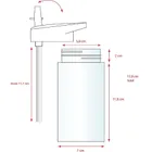 Spider-Man, Drink Up, sticla da apa cu pai, albastru, 450 ml