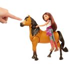 Spirit: Cu sufletul liber, set cu papusa si figurina de cal