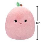 Squishmallows, Fuzzamallows, Phyllis, Peach, jucarie de plus, 30 cm