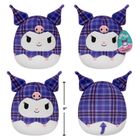 Squishmallows, Hello Kitty, Sanrio Plaid, jucarie de plus, 20 cm, 1 buc.