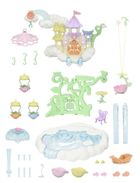 Sylvanian Families, Skytop Fairy Castle, set de joaca cu figurine, 5815