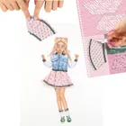 Top Model, Dress Me Up, Colaj, set creativ cu autocolante