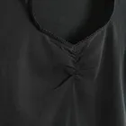 Top negru cu decolteu NOWEAR