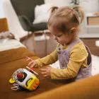 Topbright, Tabla de manipulare cu cub si elemente detasabile, 12 luni