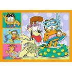 Trefl, Garfield loves lasagna, puzzle 4in1, 54+48+35+70 piese