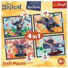 Trefl, Stitch The Movie, puzzle 4in1, 207 piese