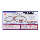 Tren, vehicul cu telecomanda, lumini si sunete, 81 elemente