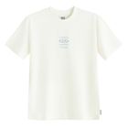 Tricou alb cu croiala relaxed S.W.Smiley NOWEAR