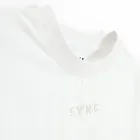 Tricou cropp alb din bumbac pieptanat NOWEAR