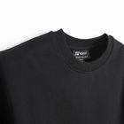 Tricou negru cu croiala lejera unisex NOWEAR