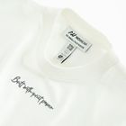 Tricou off-white brodat NOWEAR