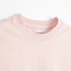 Tricou roz cu croiala cropp boxy NOWEAR