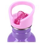 Unicorn Academy, Take a sip, sticla da apa cu pai, violet, 500 ml