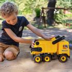 Wader, Middle Truck, basculanta, vehicul, galben, 38 cm