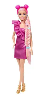 Barbie, Hair Fun, papusa cu accesorii
