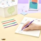 Bic, Matic Pastel, creion automatic cu radiera, HB, Pouch, 0,7 mm, 5 buc.