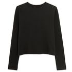 Bluza mulata neagra cu maneca lunga NOWEAR