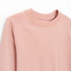 Bluza termoactiva roz cu adaos de lana NOWEAR