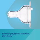 Canpol babies, EasyStart, Mountains, biberon cu tetina anticolici, bej, 120 ml