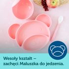 Canpol babies, farfurie din silicon cu ventuza, roz, 500 ml
