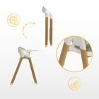 Caretero, Triplo, scaun de masa, 3in1, grey