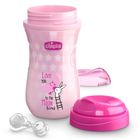 Chicco, canita anti-varsare, termic, roz, 200 ml, 14m+