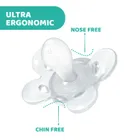 Chicco, PhysioForma Comfort, suzeta din silicon, roz, 0 luni+