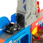 City Action, Politie si pompieri, garaj cu vehicule si walkie-talkie, lumini si sunete