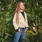 Cool Club, Blugi pentru fete, wide, albastru