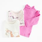 Cool Club, Bluza cu maneca lunga pentru fete, mix, set, 3 buc.