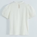 Cool Club, Bluza cu maneca scurta pentru fete, ecru
