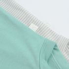 Cool Club, Body cu maneca lunga pentru baieti, gri, verde, set, 2 buc.