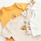 Cool Club, Body cu maneca scurta pentru baieti, mix, imprimeu Winnie the Pooh, set, 4 buc.