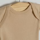 Cool Club, Body cu maneca scurta pentru bebelusi, bej, ecru, set 3 buc.