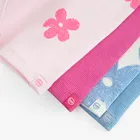 Cool Club, Colanti scurti pentru fete, din tricot striat, mix, set, 4 buc.